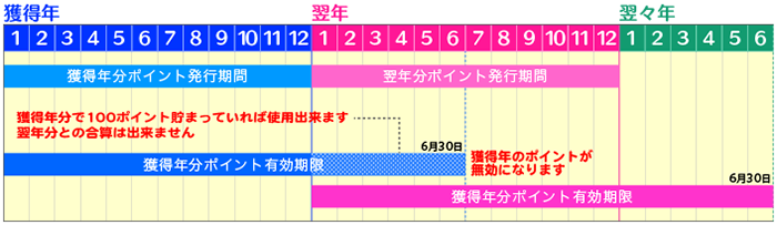 ポイント有効期限図