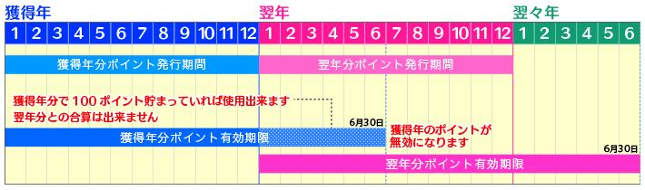 ポイント有効期限図